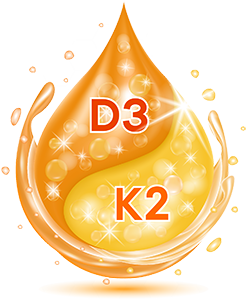 Kombinace Vitamin D3 K2